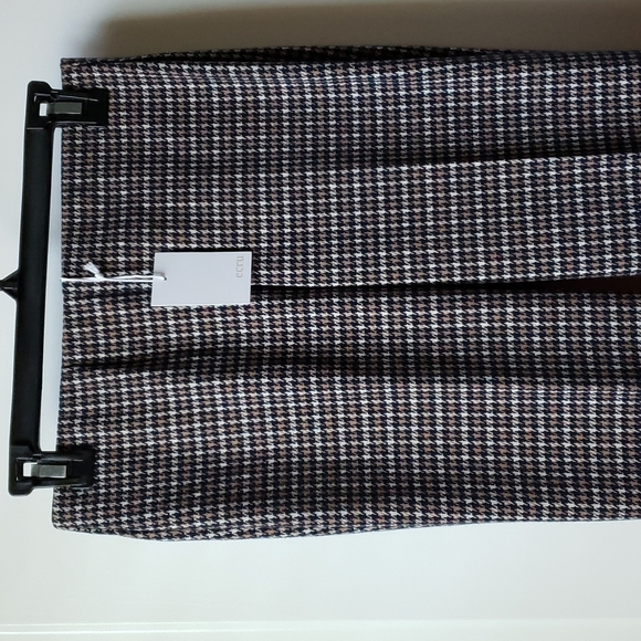 Ecru New Springfield Classic Pull On Pant Houndstooth size S - Picture 5 of 11